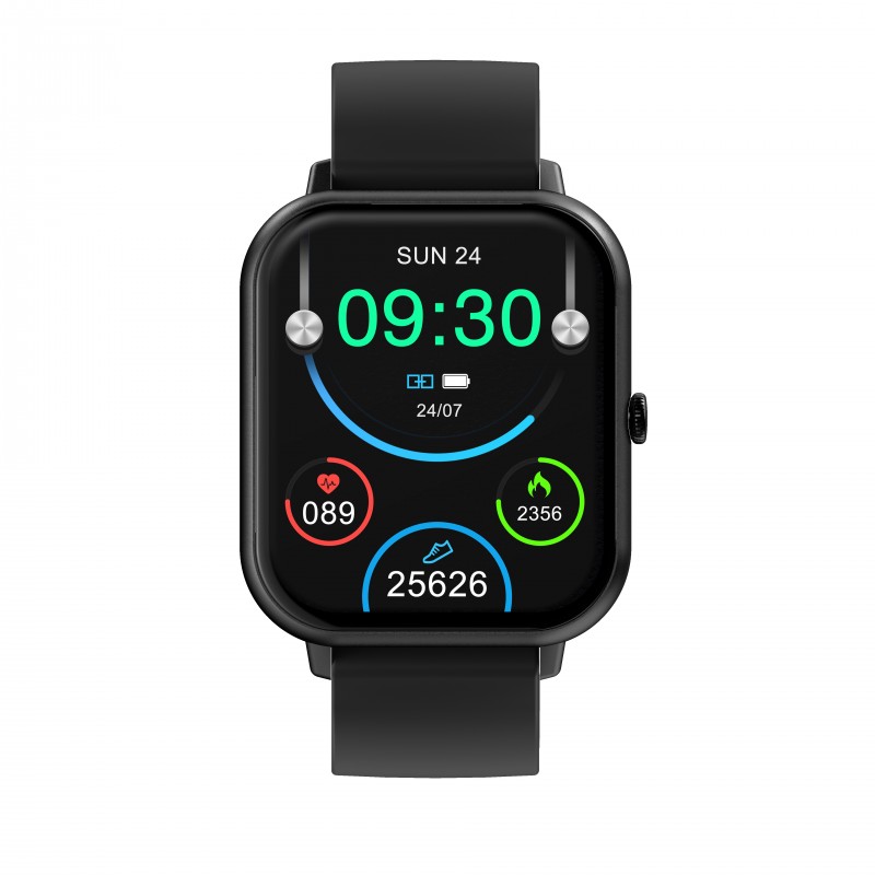 Reloj Smartwatch DCU CURVED GLASS PRO, ref. 34157025, negro